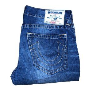 Vintage True Religion Jeans Size 34 STRAIGHT Blue